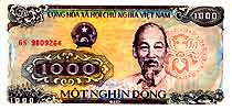 viet nam billet 1000 dongs